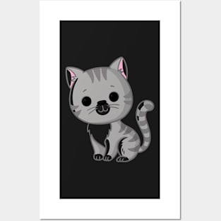 Cute kitten Posters and Art